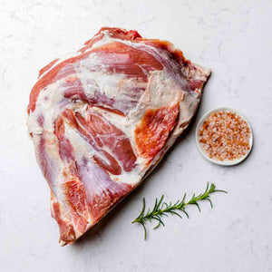 Ethical Farmers grass fed lamb shoulder raised on the farm in Dungog, NSW.