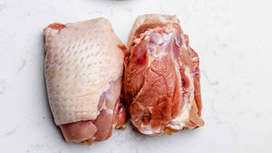 Ethical Farmers pasture raised chicken thighs from the farm in Dungog, NSW