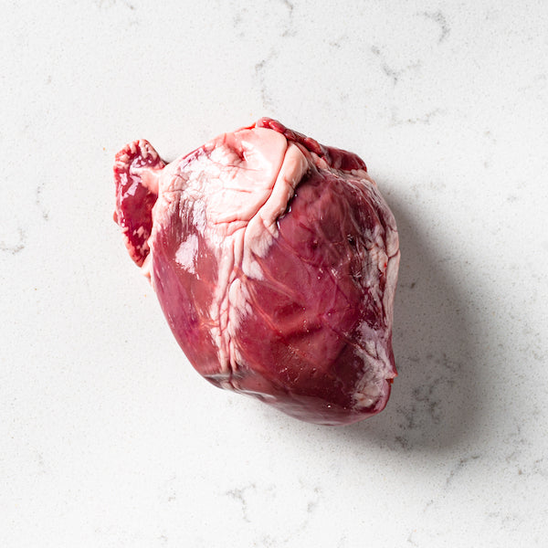 Quality 100% grass fed lamb heart, from regeneratively raised lamb in NSW