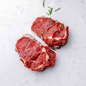 Scotch fillet steaks from the Ethical Farmers 100% grass fed cows.