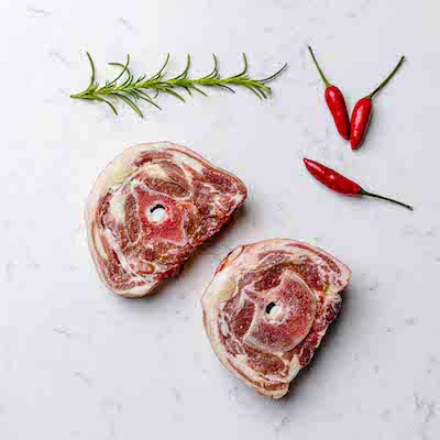 Grass fed lamb neck chops from a regenerative farm in NSW.