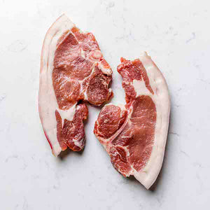 Pasture raised pork loin chops from a sustainable NSW farm.