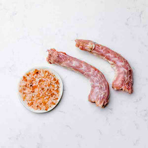 Free range pasture raised chicken necks are delicious grilled or added to broths.